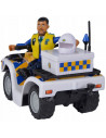 ATV Simba Fireman Sam Police cu figurina Malcolm si