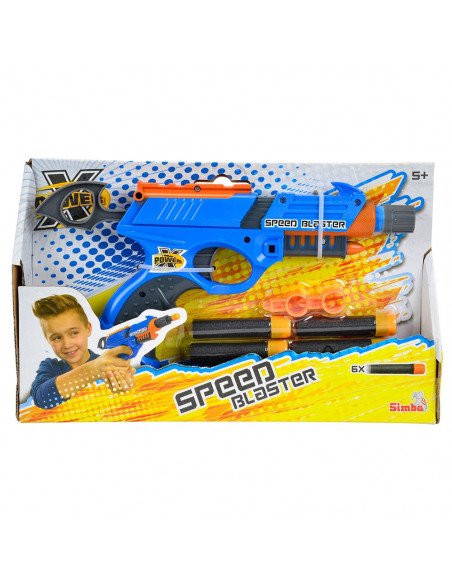 Jucarie Simba Pistol X-Power Speed Blaster cu 6