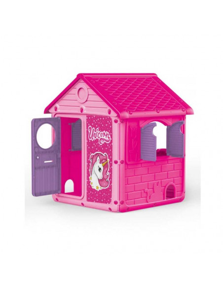 Casuta Dolu Unicorn, 125 x 100 x 104 cm, Roz,2520