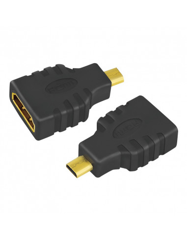 ADAPTOR video LOGILINK, Micro-HDMI (Type D)(T) la HDMI (M)