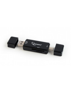 CARD READER extern GEMBIRD, 3 in 1, interfata USB 2.0, USB Type