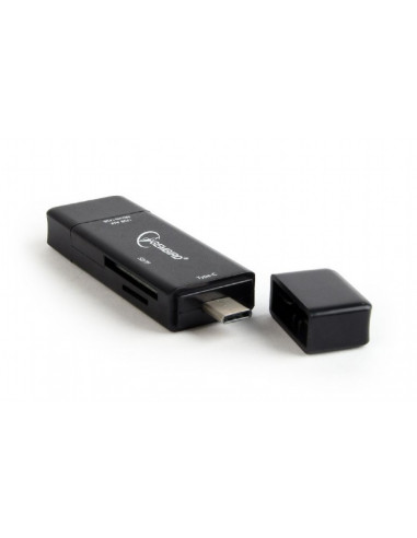 CARD READER extern GEMBIRD, 3 in 1, interfata USB 2.0, USB Type