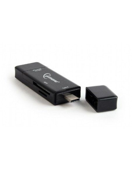 CARD READER extern GEMBIRD, 3 in 1, interfata USB 2.0, USB Type