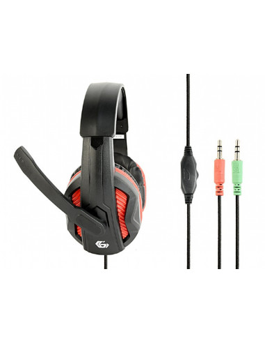 CASTI Gembird, cu fir, gaming, utilizare multimedia, microfon