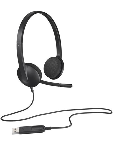 CASTI Logitech, "H340", cu fir, standard, utilizare multimedia CASTI Logitech, "H340", cu fir, standard, utilizare multimedia