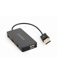 HUB extern GEMBIRD, porturi USB: USB 2.0 x 4, conectare prin