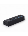 HUB extern GEMBIRD, porturi USB: USB 3.0 x 4, conectare prin