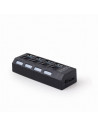 HUB extern GEMBIRD, porturi USB: USB 3.0 x 4, conectare prin