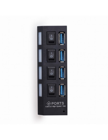 HUB extern GEMBIRD, porturi USB: USB 3.0 x 4, conectare prin