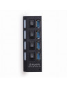 HUB extern GEMBIRD, porturi USB: USB 3.0 x 4, conectare prin