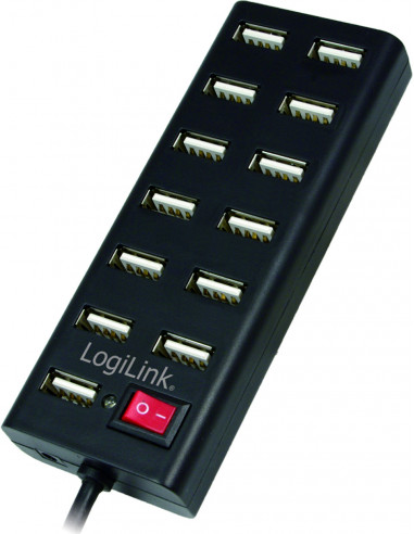 HUB extern LOGILINK, porturi USB: USB 2.0 x 13, conectare prin