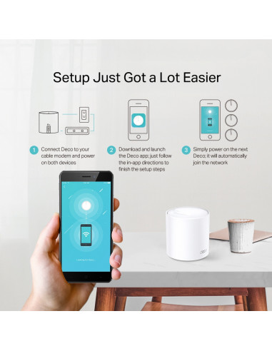 MESH TP-LINK, wireless, router AC1200, pt interior, 1800 Mbps