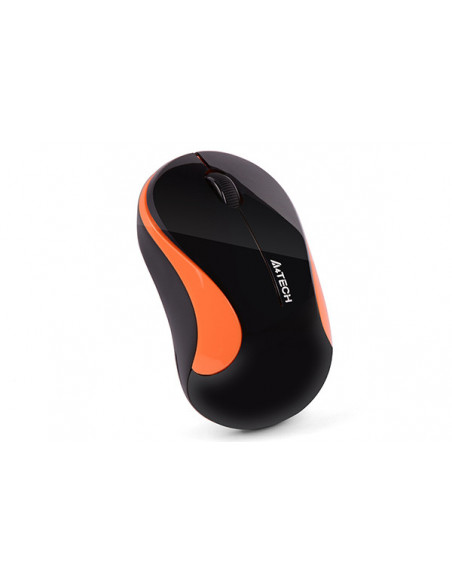 G3-270N-BO,MOUSE A4TECH NB sau PC, wireless, optic, 1000 dpi, butoane/scroll 3/1, negru / portocaliu, "G3-270N-BO" (include TV 0