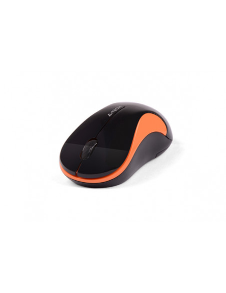 G3-270N-BO,MOUSE A4TECH NB sau PC, wireless, optic, 1000 dpi, butoane/scroll 3/1, negru / portocaliu, "G3-270N-BO" (include TV 0