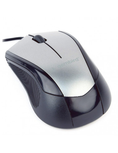 MOUSE GEMBIRD, notebook, PC, cu fir, optic, USB, 1000 dpi, 3/1