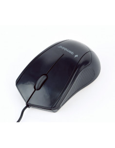 MOUSE GEMBIRD, notebook, PC, cu fir, optic, USB, 1000 dpi, 3/1 2