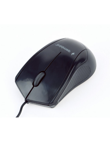 MOUSE GEMBIRD, notebook, PC, cu fir, optic, USB, 1000 dpi, 3/1