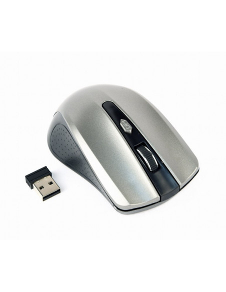 MOUSE GEMBIRD, notebook, PC, wireless, optic, Wireless, 1600