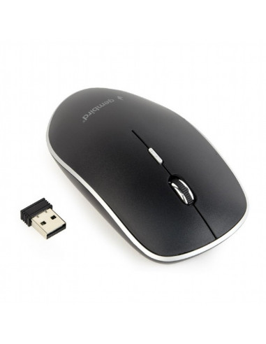MOUSE GEMBIRD, notebook, PC, wireless, optic, Wireless, 1600