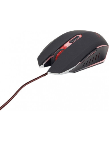MOUSE GEMBIRD - gaming, cu fir, optic, USB, 2400 dpi, 6/1