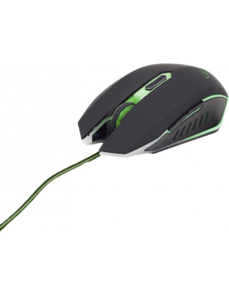 MOUSE GEMBIRD - gaming, cu fir, optic, USB, 2400 dpi, 6/1