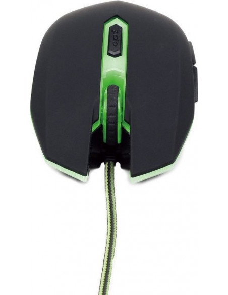 MOUSE GEMBIRD - gaming, cu fir, optic, USB, 2400 dpi, 6/1