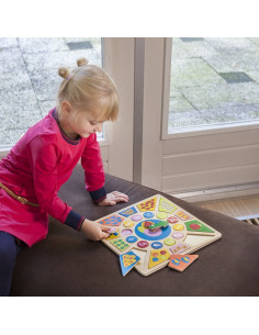 Ceas educativ din lemn,NC8250 2