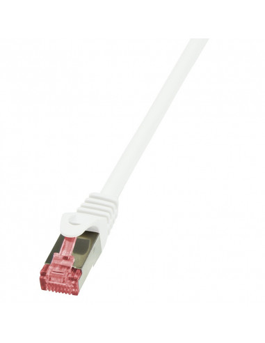 PATCH CORD S/FTP LOGILINK Cat6, LSZH, cupru, 15 m, alb, AWG27