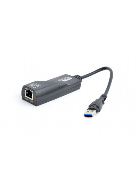 ADAPTOR RETEA GEMBIRD, extern, USB 3.0, port RJ-45, 1000 Mbps
