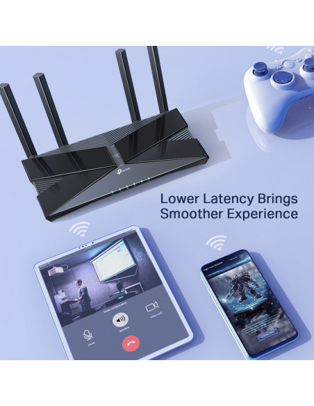ROUTER TP-LINK wireless 3000Mbps,1 x WAN Gigabit, 4 porturi