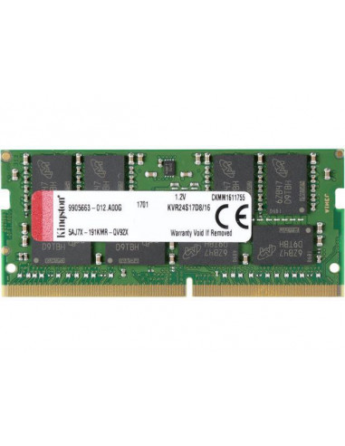 SODIMM KINGSTON, 16 GB DDR4, 2400 MHz