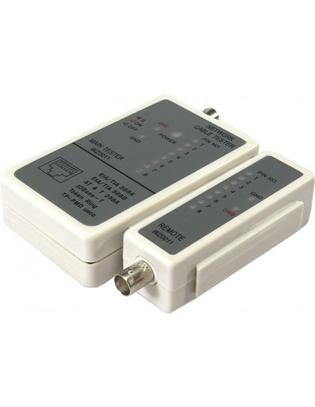 TESTER CABLU RETEA LOGILINK pt. cablu UTP, FTP si coaxial TESTER CABLU RETEA LOGILINK pt. cablu UTP, FTP si coaxial