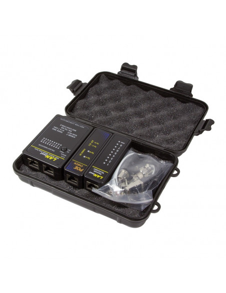 TESTER CABLU RETEA LOGILINK, pt. cablu UTP, FTP, coaxial