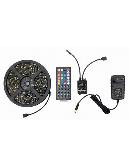 BANDA LED GEMBIRD, RGB diferite culori, 280lm, 17W, 150 x LED