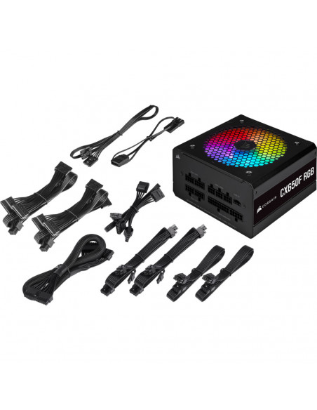 Sursa Corsair CX650F RGB Black 80+ Bronze, 650W,CP-9020217-EU