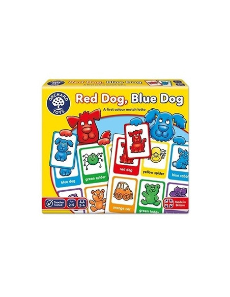 Joc educativ loto in limba engleza Catelusii RED DOG BLUE