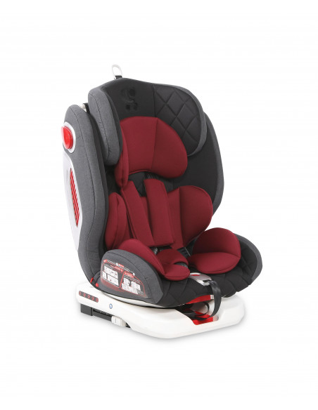 Scaun auto ROTO Isofix, black & red,10071272002