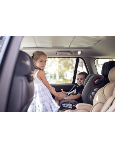 Scaun auto ROTO Isofix, black & red,10071272002