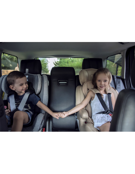 Scaun auto ROTO Isofix, black & red,10071272002