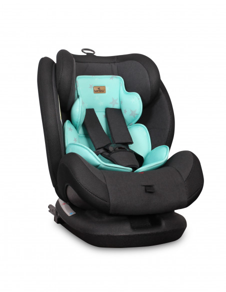 Scaun auto CORSICA Isofix, Black & Green Stars,10071261978