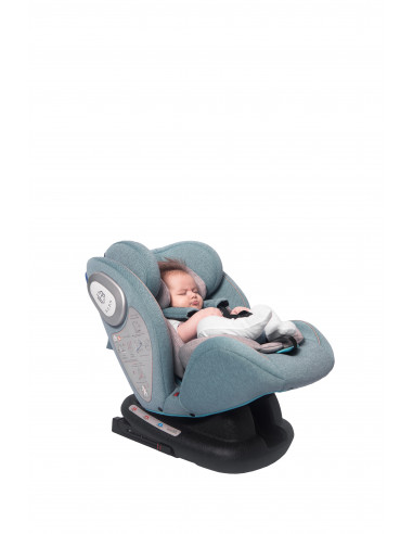 Scaun auto CORSICA Isofix, Black & Green Stars,10071261978