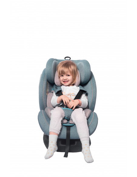 Scaun auto CORSICA Isofix, Black & Green Stars,10071261978