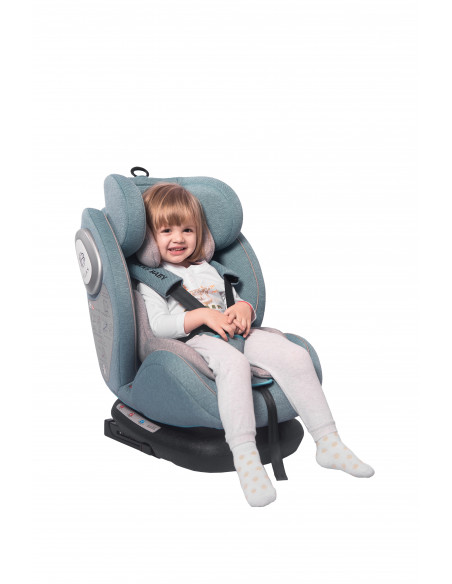 Scaun auto CORSICA Isofix, Black & Green Stars,10071261978