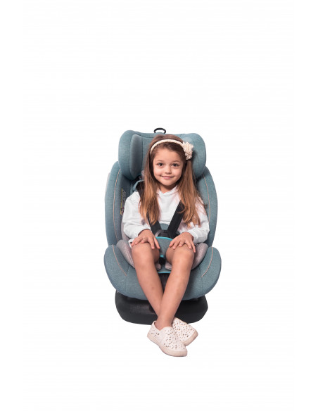 Scaun auto CORSICA Isofix, Black & Green Stars,10071261978
