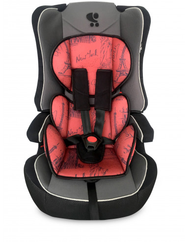 Scaun auto EXPLORER, Black & Red Cities,10070891980