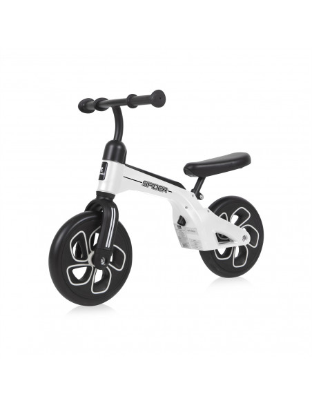 Bicicleta fara pedale SPIDER, White,10050450001 Bicicleta fara pedale SPIDER, White,10050450001