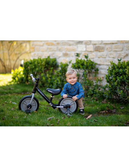 Bicicleta Energy, cu pedale si roti ajutatoare, Red,10050480002