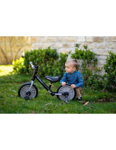 Bicicleta Energy, cu pedale si roti ajutatoare, Red,10050480002