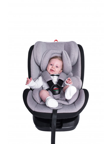 Scaun auto Nebula Isofix, rotativ 360 grade, Beige,10071382059