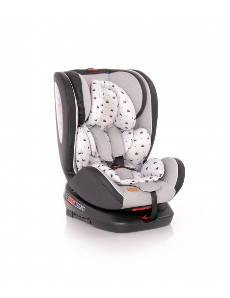 Scaun auto Nebula Isofix, rotativ 360 grade, Grey